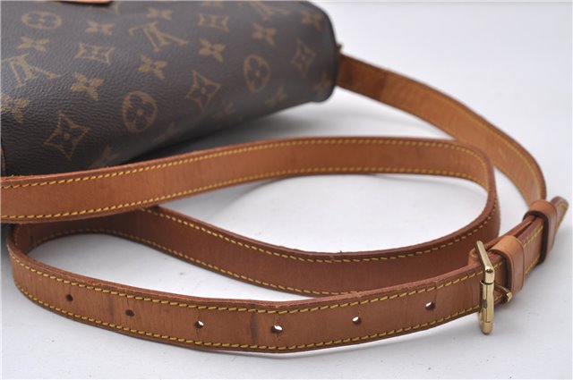 Auth Louis Vuitton Monogram Saint Cloud GM Shoulder Cross Bag M51242 LV 1272D