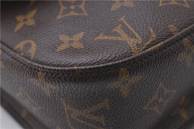Auth Louis Vuitton Monogram Saint Cloud GM Shoulder Cross Bag M51242 LV 1272D