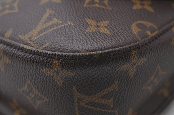 Auth Louis Vuitton Monogram Saint Cloud GM Shoulder Cross Bag M51242 LV 1272D