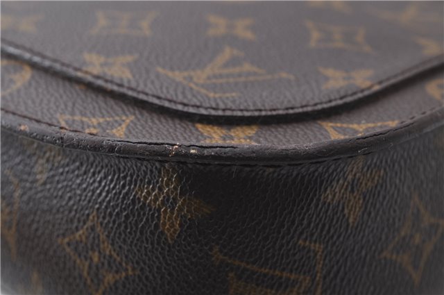Auth Louis Vuitton Monogram Saint Cloud GM Shoulder Cross Bag M51242 LV 1272D