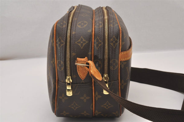 Authentic Louis Vuitton Monogram Reporter PM Shoulder Cross Bag M45254 LV 1272I