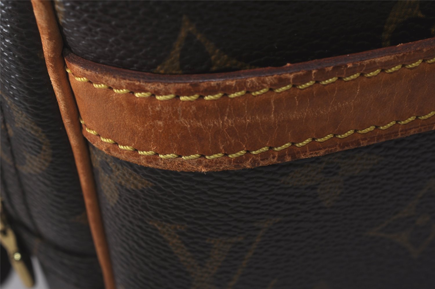 Authentic Louis Vuitton Monogram Reporter PM Shoulder Cross Bag M45254 LV 1272I