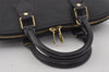 Authentic Louis Vuitton Epi Alma PM Hand Bag Black M40302 LV 1273I