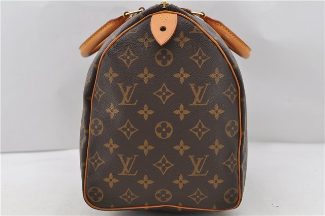 Authentic Louis Vuitton Monogram Speedy 35 Hand Bag M41524 LV 1274D