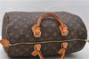 Authentic Louis Vuitton Monogram Speedy 35 Hand Bag M41524 LV 1274D