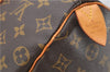 Authentic Louis Vuitton Monogram Speedy 35 Hand Bag M41524 LV 1274D