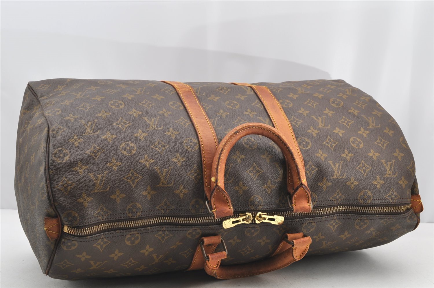 Authentic Louis Vuitton Monogram Keepall 50 Travel Boston Bag M41426 LV 1274I