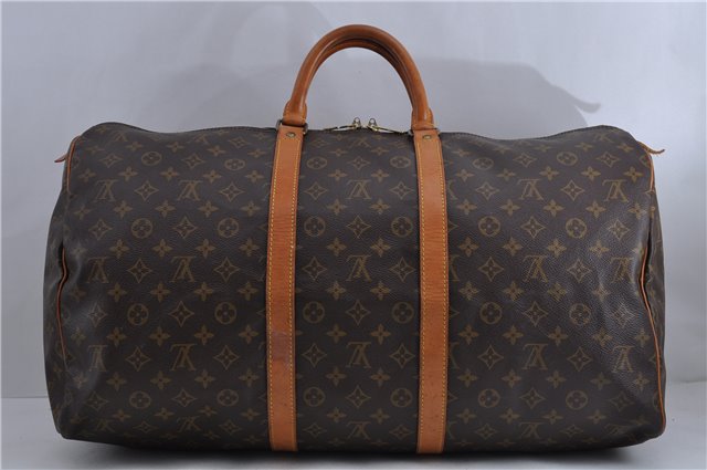 Authentic Louis Vuitton Monogram Keepall 50 Boston Bag M41426 LV 1276D