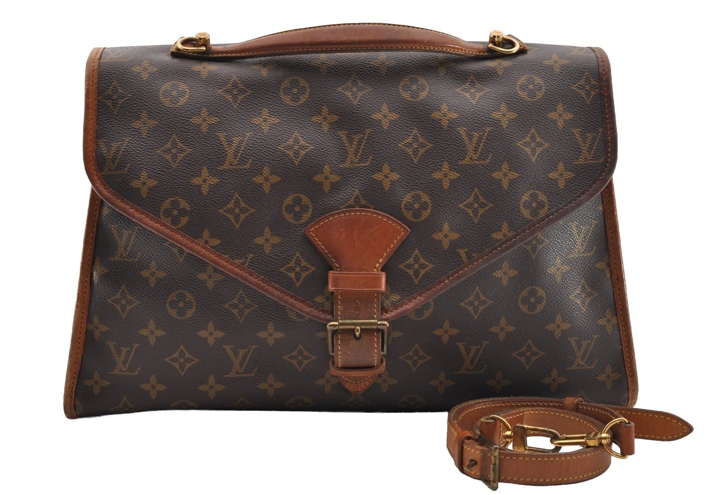 Authentic Louis Vuitton Monogram Beverly 41 M51121 2Way Shoulder Hand Bag 1277I