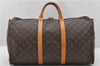 Auth Louis Vuitton Monogram Keepall Bandouliere 50 Boston Bag M41416 LV 1278D