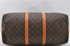 Auth Louis Vuitton Monogram Keepall Bandouliere 50 Boston Bag M41416 LV 1278D