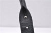 Authentic BURBERRY Vintage Hand Boston Bag Leather Black 1279F