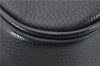Authentic BURBERRY Vintage Hand Boston Bag Leather Black 1279F