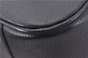 Authentic BURBERRY Vintage Hand Boston Bag Leather Black 1279F