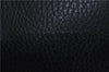 Authentic BURBERRY Vintage Hand Boston Bag Leather Black 1279F