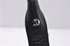 Authentic BURBERRY Vintage Hand Boston Bag Leather Black 1279F