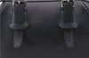 Authentic BURBERRY Vintage Hand Boston Bag Leather Black 1279F