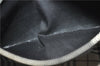 Authentic BURBERRY Vintage Hand Boston Bag Leather Black 1279F