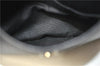 Authentic BURBERRY Vintage Hand Boston Bag Leather Black 1279F