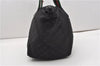 Authentic GUCCI Web Sherry Line Hand Tote Bag GG Nylon 131230 Black 1279G