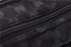 Authentic GUCCI Web Sherry Line Hand Tote Bag GG Nylon 131230 Black 1279G