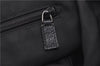 Authentic GUCCI Web Sherry Line Hand Tote Bag GG Nylon 131230 Black 1279G
