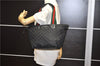 Authentic GUCCI Web Sherry Line Hand Tote Bag GG Nylon 131230 Black 1279G
