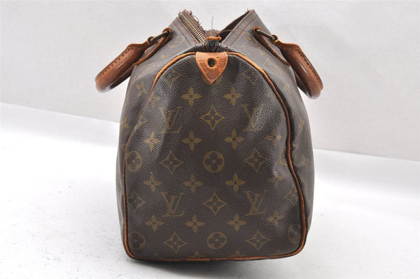 Authentic Louis Vuitton Monogram Speedy 30 Hand Boston Bag Old Model Junk 1279I