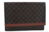 Authentic Louis Vuitton Monogram Porte Envelope Documents Case M51801 LV 1280D