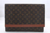 Authentic Louis Vuitton Monogram Porte Envelope Documents Case M51801 LV 1280D