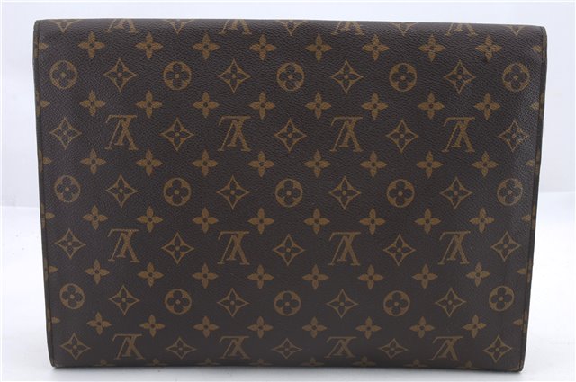 Authentic Louis Vuitton Monogram Porte Envelope Documents Case M51801 LV 1280D
