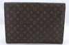 Authentic Louis Vuitton Monogram Porte Envelope Documents Case M51801 LV 1280D