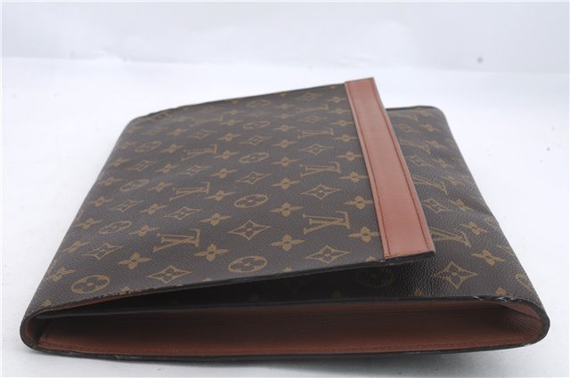 Authentic Louis Vuitton Monogram Porte Envelope Documents Case M51801 LV 1280D