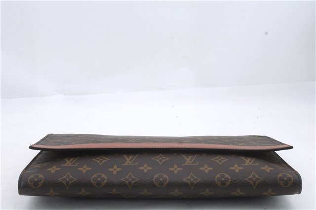 Authentic Louis Vuitton Monogram Porte Envelope Documents Case M51801 LV 1280D