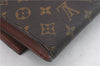 Authentic Louis Vuitton Monogram Porte Envelope Documents Case M51801 LV 1280D