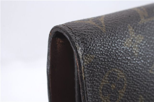 Authentic Louis Vuitton Monogram Porte Envelope Documents Case M51801 LV 1280D