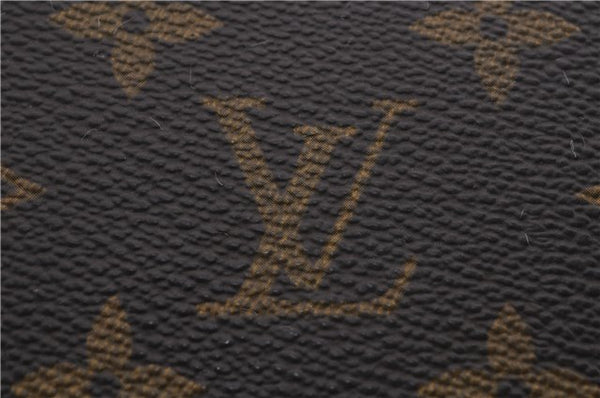 Authentic Louis Vuitton Monogram Porte Envelope Documents Case M51801 LV 1280D