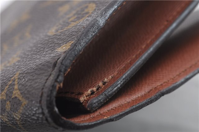 Authentic Louis Vuitton Monogram Porte Envelope Documents Case M51801 LV 1280D