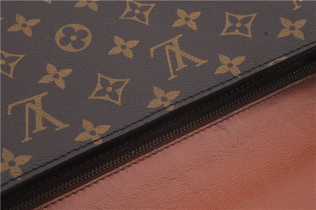 Authentic Louis Vuitton Monogram Porte Envelope Documents Case M51801 LV 1280D