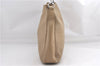 Authentic GUCCI Bamboo 2Way Shoulder Hand Bag Leather 0011577 Beige 1280G