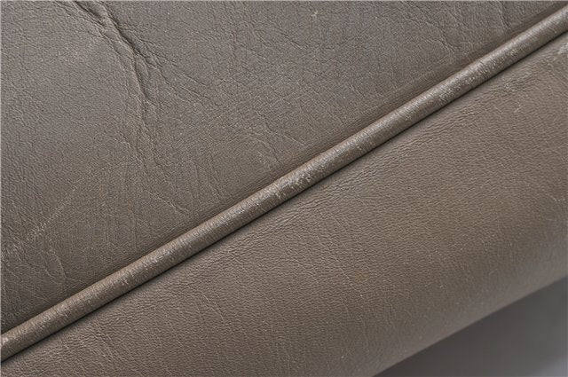 Authentic GUCCI Bamboo 2Way Shoulder Hand Bag Leather 0011577 Beige 1280G