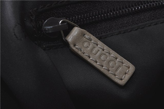 Authentic GUCCI Bamboo 2Way Shoulder Hand Bag Leather 0011577 Beige 1280G