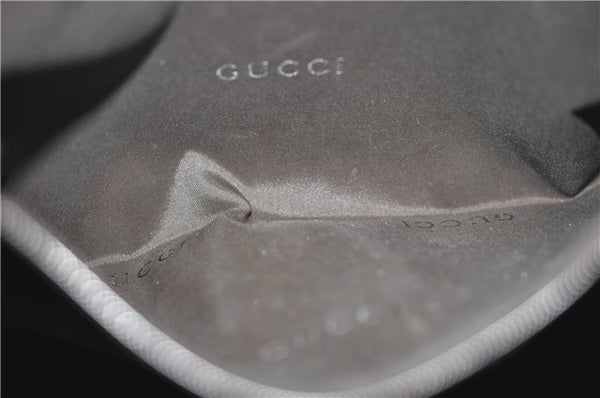 Authentic GUCCI Bamboo 2Way Shoulder Hand Bag Leather 0011577 Beige 1280G