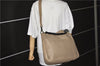 Authentic GUCCI Bamboo 2Way Shoulder Hand Bag Leather 0011577 Beige 1280G