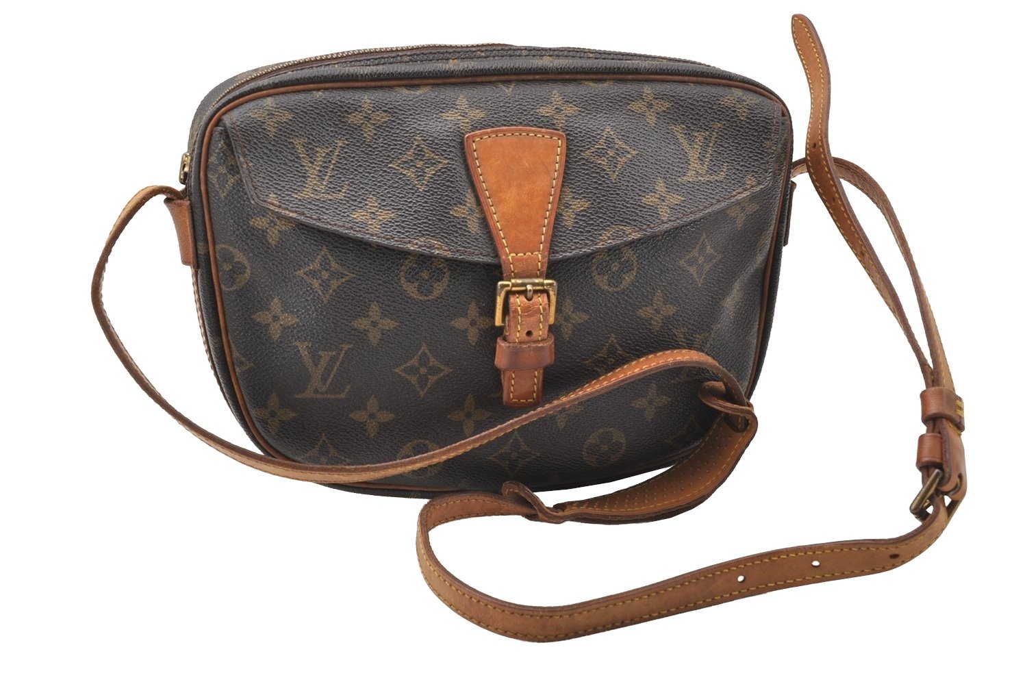 Authentic Louis Vuitton Monogram Jeune Fille MM M51226 Shoulder Bag Junk 1280I