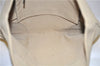 Authentic PRADA Vintage Shoulder Tote Bag Canvas Leather Beige 1281F