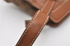 Authentic GUCCI Vintage Clutch Hand Bag Purse GG Canvas Leather Brown 1281G