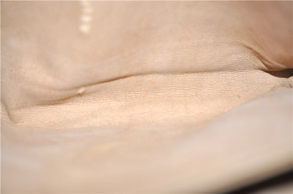 Authentic GUCCI Vintage Clutch Hand Bag Purse GG Canvas Leather Brown 1281G