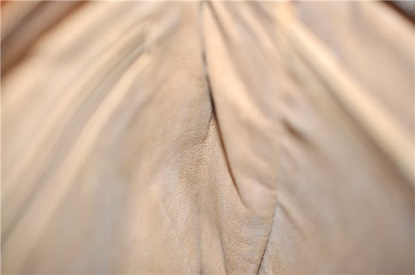 Authentic GUCCI Vintage Clutch Hand Bag Purse GG Canvas Leather Brown 1281G