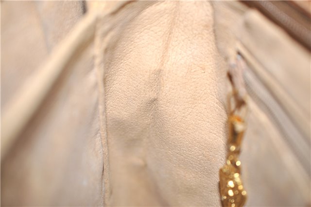 Authentic GUCCI Vintage Clutch Hand Bag Purse GG Canvas Leather Brown 1281G